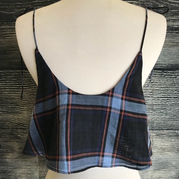 Urban Outfitters BDG Plaid Cami Crop Top Medium - Picture 8 of 8